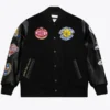 Golden-State-Warriors-Black-Out-Vintage-Logo-Varsity-Jacket