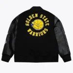 Golden-State-Warriors-Black-Out-Vintage-Logo-Varsity-Jacket-Back.