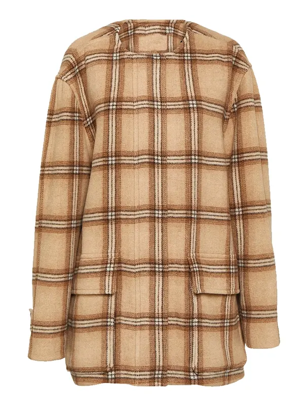 Happy Face Ivy Checkered Jacket Front