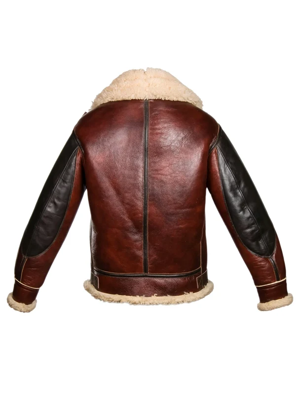 Jarrod-Mens-B3-Brown-Aviator-Shearling-Leather-Jacket-Back.