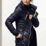 Jenny-Slate-Venom-Parachute-black-Puffer-Coat-1