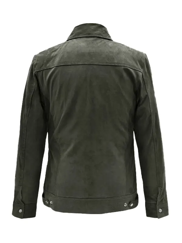 Jewel-Mens-Green-Leather-Shirt-Jacket-Back.