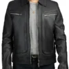 John-Black-Biker-Leather-Biker-Jacket
