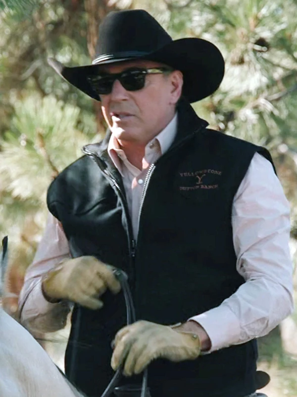 John-Dutton-Black-Vest-Yellowstone-S05
