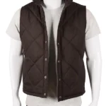 John-Dutton-Yellowstone-Brown-Quilted-Vest