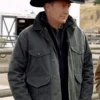 Kevin-Costner-Yellowstone-Grey-Cotton-Jacket