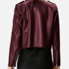 Kold-X-Windy-ShKia-Maroon-Leather-Jacket-Back.