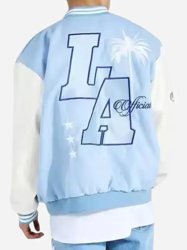 LA-Blue-Bomber-Varsity-Jacket-Back