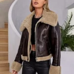 LY-VAREY-LIN-Stylish-Lamb-brown-Motorcycle-Leather-Jacket