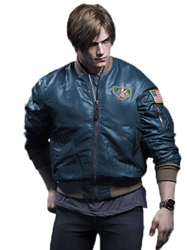 Leon-S-Kennedy-Resident-Evil-4-Remake-Blue-Jacket