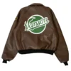 Los-Bronx-Baseball-Vanson-Brown-Leather-Jacket-Back