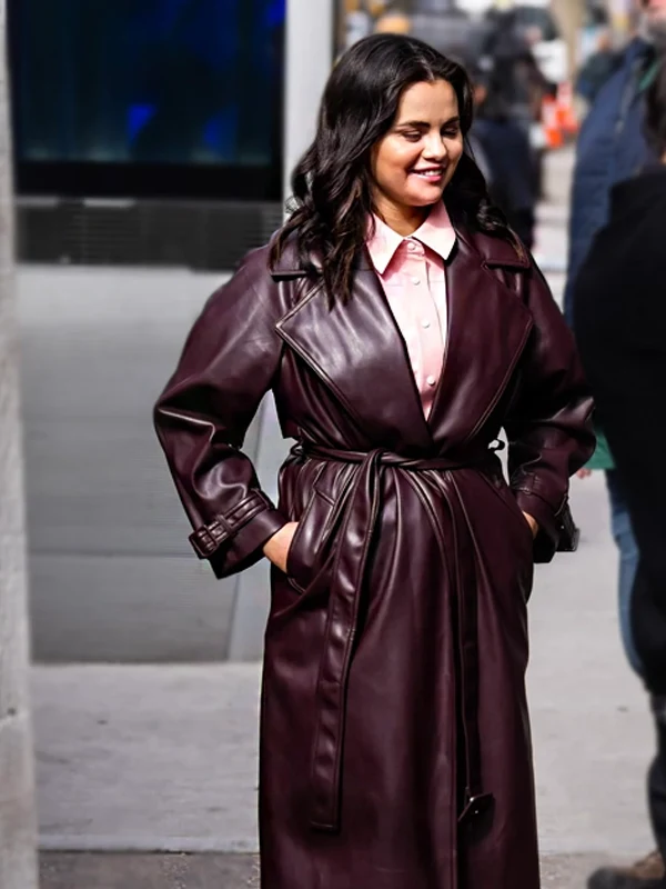Mabel-Mora-Only-Murders-In-The-Building-S03-Pinstripe-Coat-Front