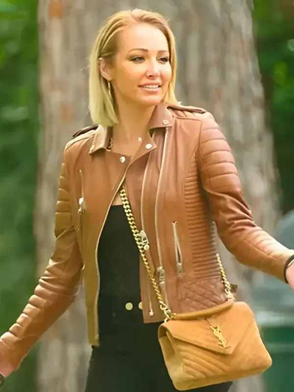 Mary-Fitzgerald-Bonnet-Selling-Sunset-Leather-Jacket