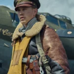 Masters-Of-The-Air-Austin-Butler-Shearling-Leather-Jacket