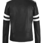 Medley-Mens-Black-Cafe-Racer-Leather-Jacket-Back.