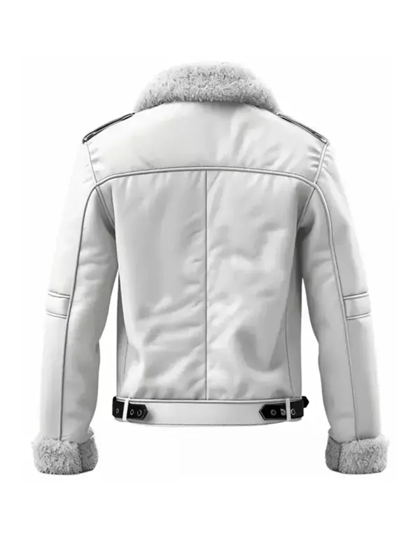 Men-B3-White-Shearling-Leather-Jacket-Back