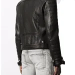 Men-Biker-Leather-Jacket-Balmain-Back
