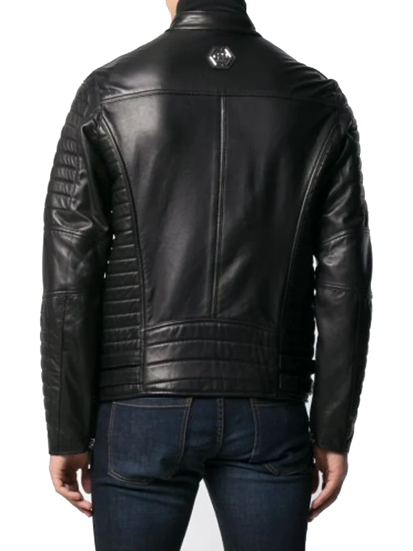 Men-Black-Biker-Leather-Jacket-Back