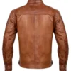 Men-Cafe-Racer-Motorcycle-Style-Solid-Color-Leather-Jacket
