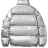 Men-Casual-Shiny-Silver-Padded-Jacket-Back