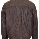 Men-Classic-Brown-Nubuck-Bomber-Jacket-Back