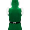 Men-Classic-Fur-Hooded-Christmas-Green-Vest-Back