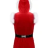 Men-Fur-Hooded-Christmas-Red-Vest-Back