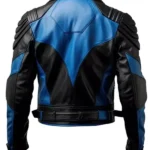 Men-Stylish-Retro-Black-and-Blue-Motorcycle-Jacket-Back