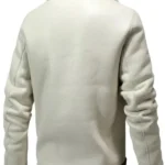 Men-Stylish-White-Shearling-Leather-B3-Flight-Jacket-Back