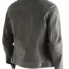 Men-Trucker-Grey-Suede-Leather-Jacket-Back