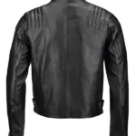 Men-Vegetable-Tanned-Black-Leather-Jacket-Back