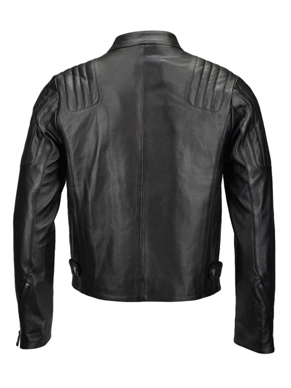 Men-Vegetable-Tanned-Black-Leather-Jacket-Back