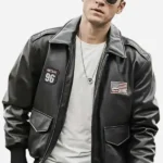 Mens-Air-Force-Pilot-Black-Bomber-Leather-Jacket