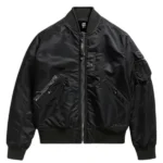 Mens-Black-A1-Bomber-Jacket