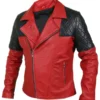 Mens-Black-Diamond-Quilted-Shoulders-Red-Jacket.