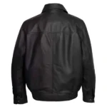 Mens-Black-Leather-Blouson-Jacket-Back.