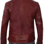 Mens-Bold-Maroon-Lambskin-Cafe-Racer-Jacket-Back