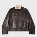 Mens-DAVIDSON-Bomber-Style-Shearling-Jacket-