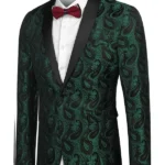 Mens-Floral-Tuxedo-Paisley-Shawl-Lapel-Blazer