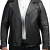 Mens-Mild-Grain-Black-Leather-Biker-Jacket