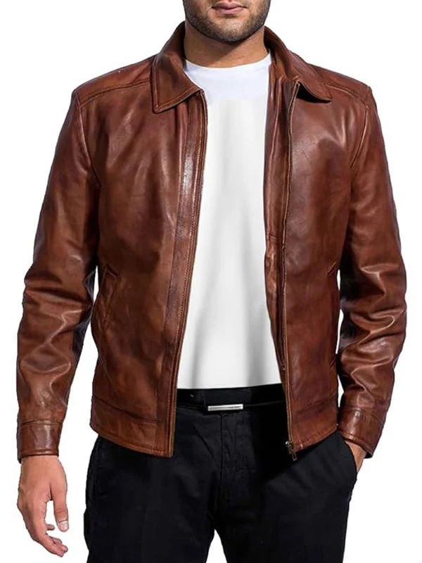 Mens-Real-Lambskin-Classic-Vintage-Brown-Leather-Jacket-.