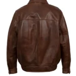 Mens-Reddish-Leather-Blouson-Jacket-Back.