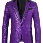 Mens-Sequin-Wedding-Glitter-Shiny-Slim-Fit-Blazer