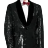 Mens-Sequins-Black-Sparkly-Glitter-Blazer