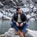 Mens-Seth-Biker-Style-Black-Leather-Jacket