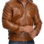 Mens-Stand-Collar-Casual-Motorcycle-Faux-Jacket.