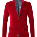Mens-Velvet-Blazer-Slim-Fit-Fashion-Solid-Blazer
