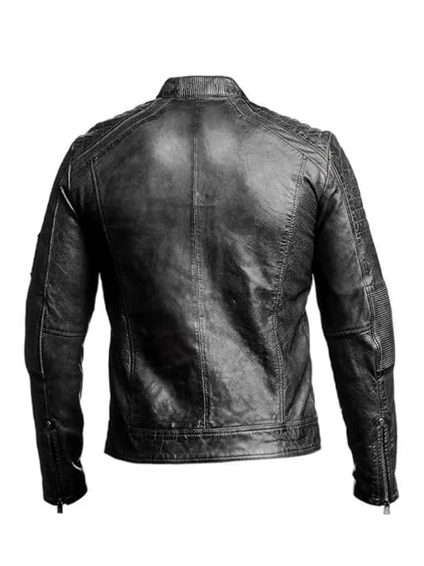Mens-Vintage-Black-Genuine-Lambskin-Biker-Leather-Jacket