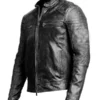 Mens-Vintage-Black-Genuine-Lambskin-Leather-Biker-Jacket