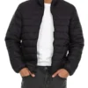 Mens-Warm-Lightweight-Winter-Puffer-Black-Jacket